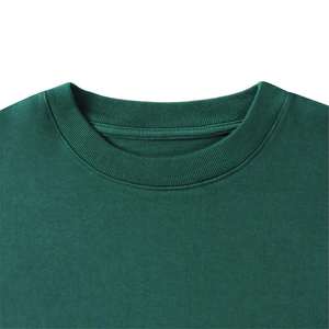Camiseta de Hombre Verde 100% Algodón, Corte Regular, Estilo Urbano, Manga Corta, Secado Rápido, Transpirable, para Uso Diario de Verano - Product Image 3