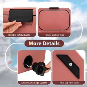 Borsa Termica Portatile Rigida per Picnic all'Aperto, Contenitore per Ghiaccio - Product Image 5