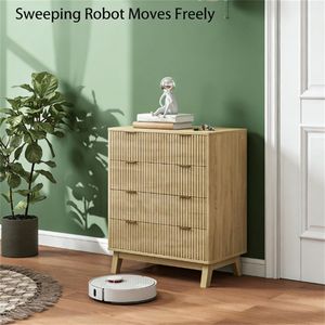 Grande Mobile Cassettiera in Legno Naturale per Soggiorno con Impressionante Capacità di Stoccaggio - Product Image 4