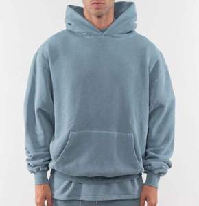 Sudadera con Capucha Estilo Vintage, Lavado Ácido, Algodón Grueso, Ropa Urbana, Precio de Fábrica, Bajo MOQ - Product Image 4