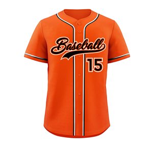 Maillot de baseball fabriqué en tissu et doté d'une construction durable, offrant flexibilité, confort et confiance lors de la pratique active. - Product Image 4