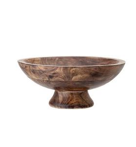 Tazón grande de madera de alta calidad para servir ensaladas, tazón para servir en diferentes estilos decorativos para el hogar, procedente de la India, seguro. - Product Image 4