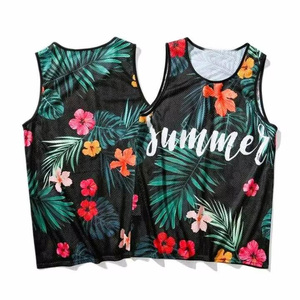 OEM 100% Polyester Men's Gym Tank Top Sublimation Quick Dry Summer Vest Sportswear <b>Running</b> <b>Singlets</b> Casual Summer Tank Top - Product Image 1