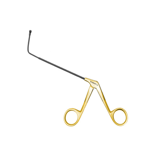 TOP Mushroom Punch Forceps Curved 40° upward Cutting 2.5mm bite, Curved Black/Gold Nasal ENT Surgery Surgical <b>Instruments</b> CE ISO - Product Image 1