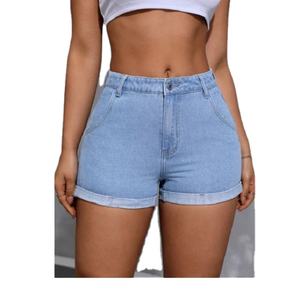 Shorts Deportivos de Mujer de Cintura Alta, Ajustados, de Spandex/Algodón, de Secado Rápido, Ligeros y Ecológicos, Fabricación Profesional - Product Image 6