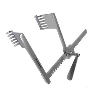 Retractor de huesos Instrumento quirúrgico ortopédico multifuncional con 6 puntas Distractor lumbar y de costillas manual para columna vertebral - Product Image 6