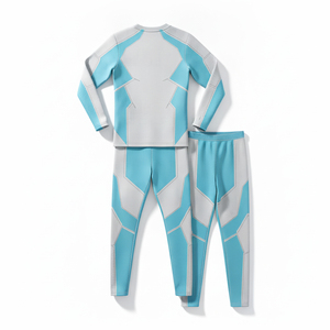 Traje Deportivo de Compresión Transpirable para Hombre, Ropa de Gimnasio Elástica, Rashguard de Secado Rápido, Ropa Deportiva para Correr - Product Image 2