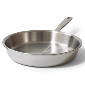 Stainless Steel Frying Pan Round Minimalist Design Durable Hand Wash Only For Gas And Induction Cooker - Product Image 5