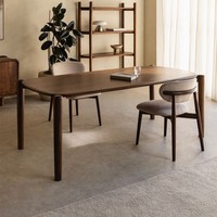 Table à manger rectangulaire Vandana Hexa Astra 200x90 cm en bois de manguier Gina