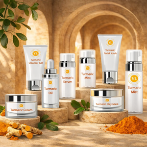 Kit de Soins Visage Hydratant et Nourrissant au Curcuma et Vitamine C, Emballage en Gros, Marque Privée, OEM - Product Image 3