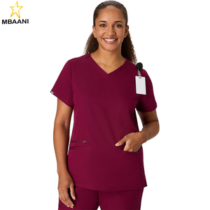 Women's Premium <b>Scrubs</b> Top with Pockets, Comfort Fit <b>Scrubs</b> for Women, Nurse Essentials - Product Image 6