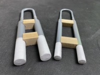 Éléments chauffants en forme de U 1650C en MoSi2, tiges chauffantes en disilicure de molybdène pour four dentaire