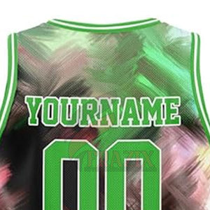 Camiseta Deportiva de Baloncesto, Material Transpirable de Secado Rápido, Servicio de Impresión de Logotipo Personalizado, Uniforme Deportivo para Equipos, Ropa para Prácticas y Partidos - Product Image 5