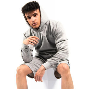 Conjunto Deportivo Personalizado de Alta Calidad, Dos Piezas, Sudadera con Capucha y Pantalones Cortos de Felpa, Unisex - Product Image 6