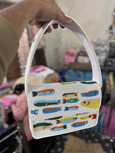 Sac messager pour femme de style bohème indien, durable, fait à la main, grande capacité, pochette à perles pour le quotidien, les soirées, les courses, style bohème - Product Image 6