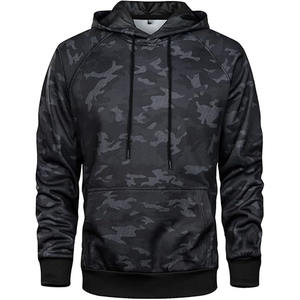 Sweat à capuche oversize pour homme, motif camouflage, design OEM, écologique, hiver, impression numérique, tissu polyester/coton - Product Image 4