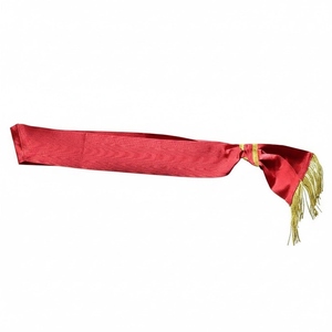 Collier de Maçon de 2ème Ordre avec Franges, Régalia Maçonnique, Collier d'Officier du Rite Français avec Broderie Machine et Perles - Product Image 1