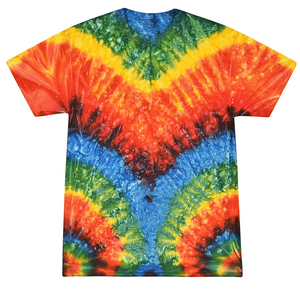 Camiseta Tie Dye en Espiral con Logotipo Personalizado, 100% Algodón, Estilo Urbano Holgado, Informal, Unisex, para Verano, Venta al Por Mayor - Product Image 5