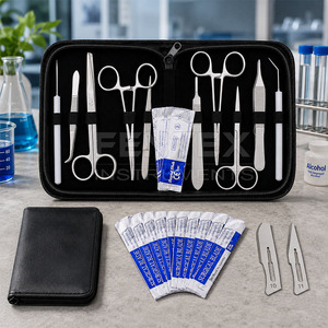 Juego de 15 Instrumentos Quirúrgicos con Cuchillas para Cirugía General, Certificación CE ISO13485, Operación Manual - Product Image 1