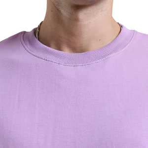 T-shirt Homme Personnalisé Grande Taille en Coton 100% avec Impression Frontale Logo Personnalisé Coupe Droite Unie Décontracté pour un Style Urbain Audacieux - Product Image 5