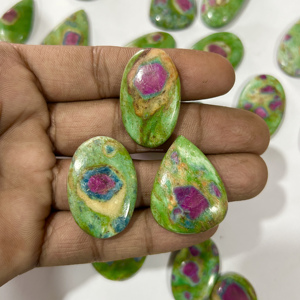 Bán buôn 100% tự nhiên của <span class=keywords><strong>RUBY</strong></span> fuchsite Loose đá quý Cabochon mix Shape đối với trang sức làm arhan đá quý từ rajasthan Ấn Độ - Product Image 1