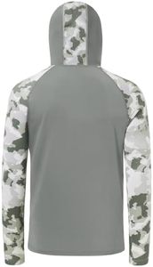 Sweat à capuche de pêche professionnel pour homme, manches longues, UPF 50+, grande taille, tissu rafraîchissant pour les sports nautiques - Product Image 2