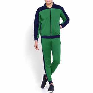 Chándal de Forro Polar Verde con Capucha para Hombre, Cierre de Cremallera, Bolsillos Laterales, Ropa Deportiva de Invierno, Transpirable, Corte Regular - Product Image 1