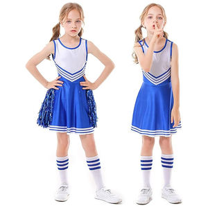 Uniformes de animadoras personalizados a la venta en línea, disfraz sin mangas, uniforme de animadora con impresión personalizada. - Product Image 2