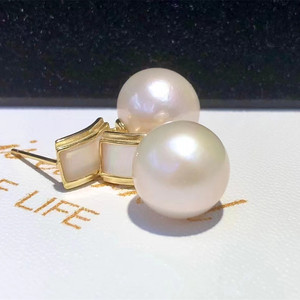 Pendientes de Perlas Naturales Francesas de Lujo para Mujer, 3-4 mm, Plata S925, Diseño Exclusivo con Caja de Regalo - Product Image 3