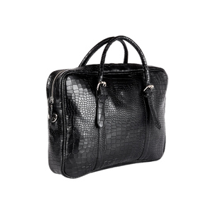 Bolso Mensajero Profesional de Cuero Genuino de 15.6 Pulgadas con Correa Ajustable y Cierre de Hebilla, Cómodo para Llevar Cruzado al Hombro para Viajes - Product Image 2