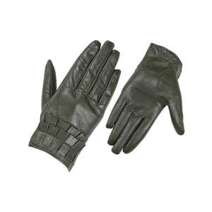 Gants en cuir marron haute couture pour hommes et femmes, personnalisables, style uni, gants d'hiver pour robe, fonction écran tactile pour le cyclisme - Product Image 4