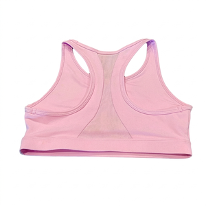 Sujetador deportivo con purpurina para mujer, diseño personalizado OEM, uniformes de porristas en oferta con diamantes de imitación, top de práctica para jóvenes - Product Image 3