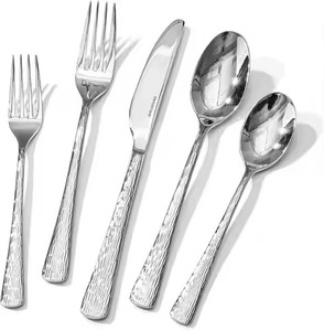 Modern Metal Dining Collection Premium Flatware for Kitchen <b>Table</b> Restaurant and Hotel Supply - Product Image 5