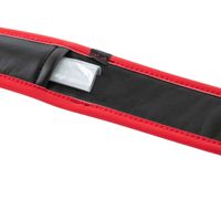 Harnais de poitrine noir en similicuir respirant et écologique avec poche élastique grande taille pour homme – Style Fétiche Sexy