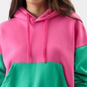 Ventes en gros de sweats à capuche en molleton 100% coton de haute qualité, couleurs variées, marque personnalisée, design personnalisé, manches longues, pour femmes - Product Image 6