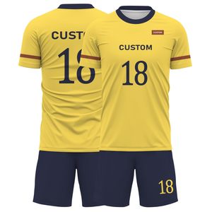 Factory Wholesale Custom Plus Size Soccer Uniform Sets Summer Winter Unisex Jersey Kit Custom Design Logo Printing - Product Image 1
