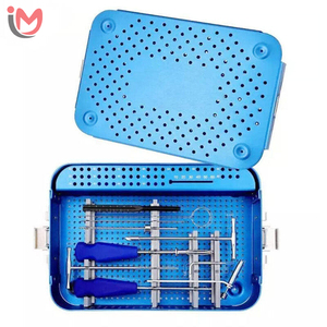 Kit d'instruments chirurgicaux manuels professionnels pour vis canulées orthopédiques, en acier inoxydable, pour utilisation en chirurgie, avec plaques de blocage, OEM - Product Image 6