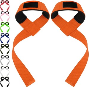 Sangles de levage réglables en nylon avec fermeture Velcro, équipement d'entraînement de musculation, unisexe - Product Image 5