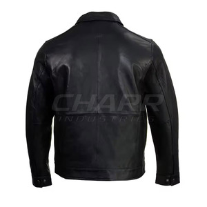 Chaqueta de cuero para hombre de alta calidad con tela de textura suave y comodidad duradera para uso diario en invierno. - Product Image 3