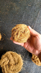 Bola de Fibra de Coco Dental para Perros - Limpieza Dental, Eliminación de Placa, Masaje de Encías; Masticable Resistente de Fibra Natural para Cachorros y Adultos - Product Image 2