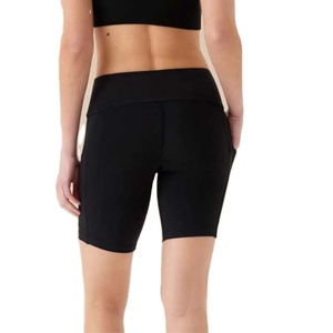 Shorts de yoga solides personnalisés par le fabricant, qualité supérieure, taille haute pour femmes, compression respirante, séchage rapide, sans couture, élastique - Product Image 4