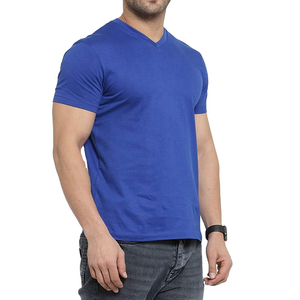 Camiseta de cuello en V para hombre, de la mejor calidad, estilo urbano, 100% algodón, diseño moderno, talla para adultos. - Product Image 4