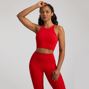 Soutien-gorge de sport anti-affaissement avec logo personnalisé, dos élégant, pour la course, le tennis et le fitness, avec fonction antichoc - Product Image 6