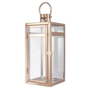 El mejor artesano hecho a mano, linterna de acero inoxidable de oro rosa, iluminación festiva Interior del hogar, portavelas decorativo de Metal - Product Image 1