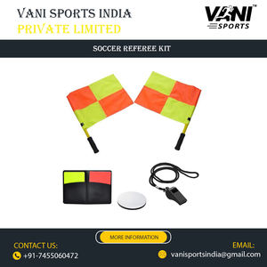 Kit de Árbitro de Fútbol al por Mayor con Banderas de Árbitro, Tarjetas Rojas/Amarillas, Silbato y Lanzador de Monedas para Partidos - Product Image 2