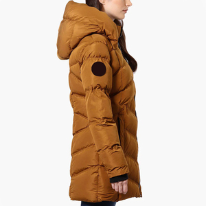 <b>Women's</b> Winter Long <b>Parka</b> <b>Jacket</b> with Zipper Closure Waterproof & Breathable Outer Layer for Cold Weather Comfort - Product Image 2