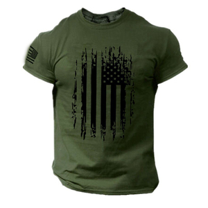 T-shirts décontractés tendance pour hommes, coupe ample, imprimés numériques graphiques vintage personnalisés, vêtements tissés 100 % polyester - Product Image 5