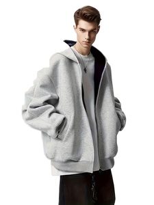 High Quality Premium Winter Season Plus Size Men's 100% Cotton Fleece Knitted Pocket Regular Fit Eco-Friendly Hoodies Customized - Product Image 4