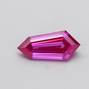 0.63ct Hexagonal Cut Lab Grown Diamond Fancy Vivid <b>Pink</b> VS1 IGI Certified CVD Loose Diamond Wholesale for Jewelry Making - Product Image 1