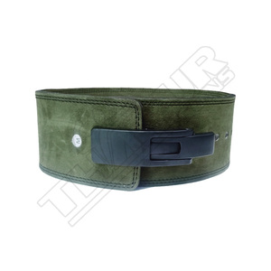 Cinturón de entrenamiento de cuero ajustable para levantamiento de pesas, cómodo protector universal para sentadillas con barra y ejercicio. - Product Image 2